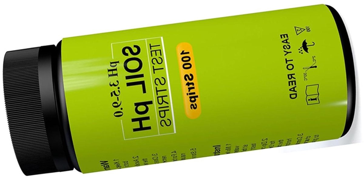 PH-teststrips Bodem - Bodemindicator Papier - Planten Groei Optimaliseren - Hoge Nauwkeurigheid 3.5-9 - 100 Stuks - Niet Van Toepassing