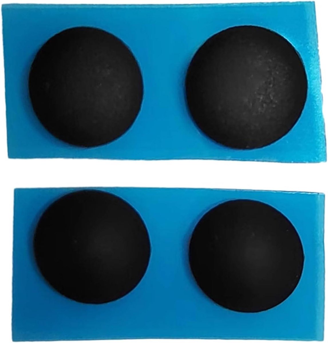 Laptop Voetjes - Rubberen Pads - Stabiliteit Vergroten - Schokabsorberend - 4 stuks - Zwart