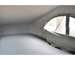 Dakisolatie Camper - Thermo afdekking - Isoleren Hefdak - Zijdelingse Ritssluitingen - Voertuigspecifiek - Wit