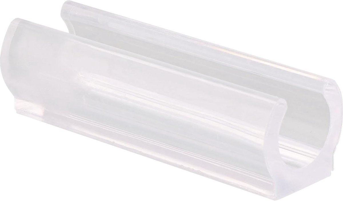 Klemschaalladder Ronde Buizen - Meubelglijders Inpersen - Meubels Verplaatsen - Kunststof Transparant - 50 x 12/13 x 11/15 mm - Transparant