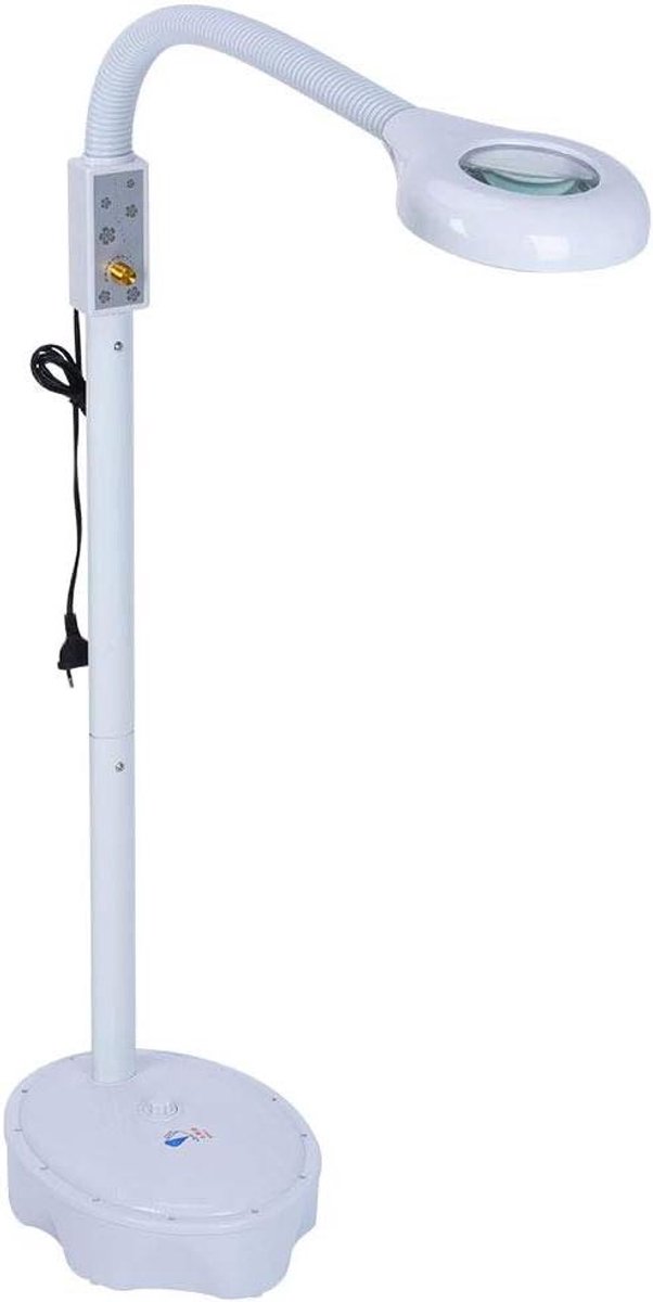 Vergrootglaslamp LED - Vergrotende Lamp - Schoonheidswerk - Flexibele Slang - 3X Vergroting - Wit