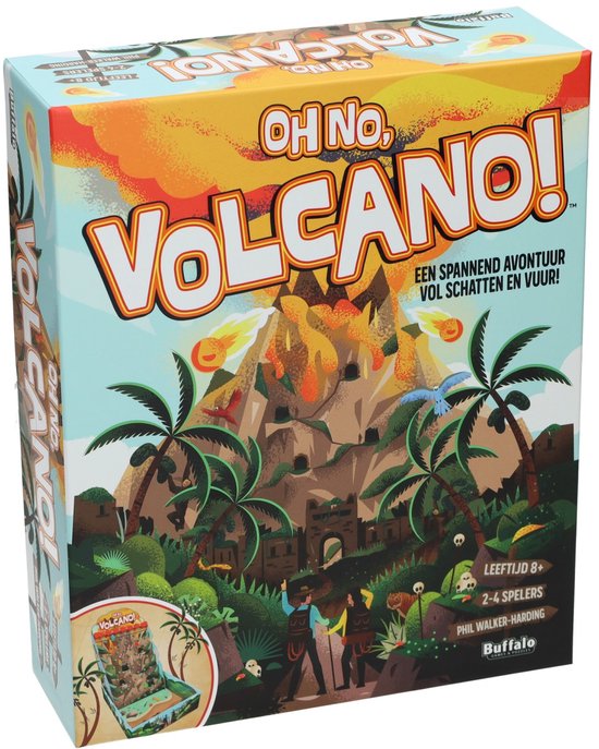 Oh No Volcano Kaartspel
