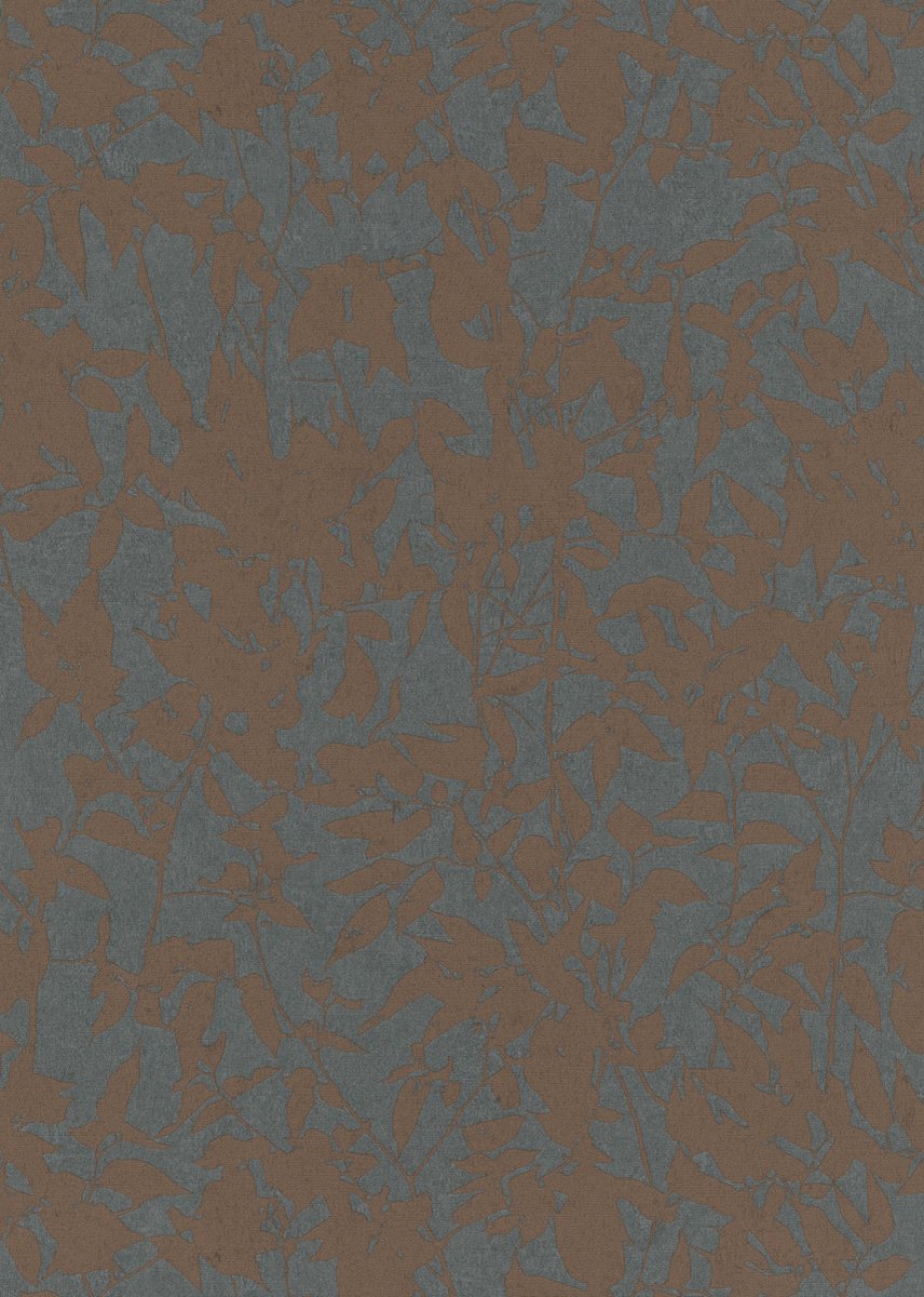 Erismann Vinylbehang 10435-47 - Gentle - Botanisch Grijs - 53cm x 10.05m