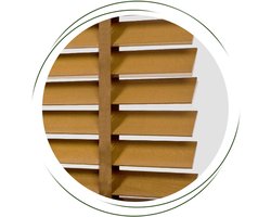 Houten Jaloezieën - Horizontale Raambekleding - Privacy en Lichtregeling - Duurzaam Massief Hout - 70x220cm - Zwart