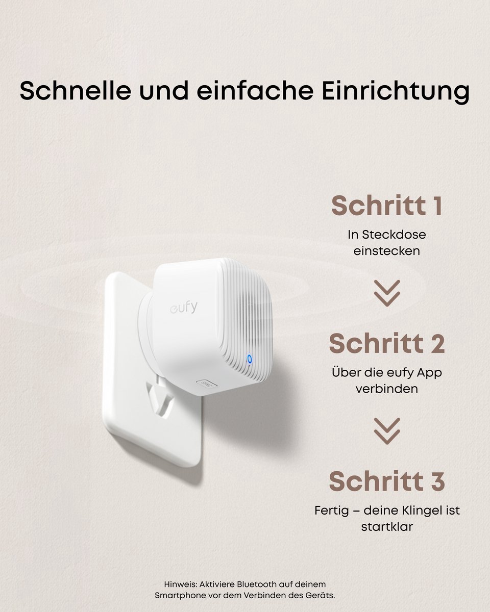 Eufy Videodeurbel Chime 2-Pack met 10 Ingebouwde Beltonen - afbeelding 3