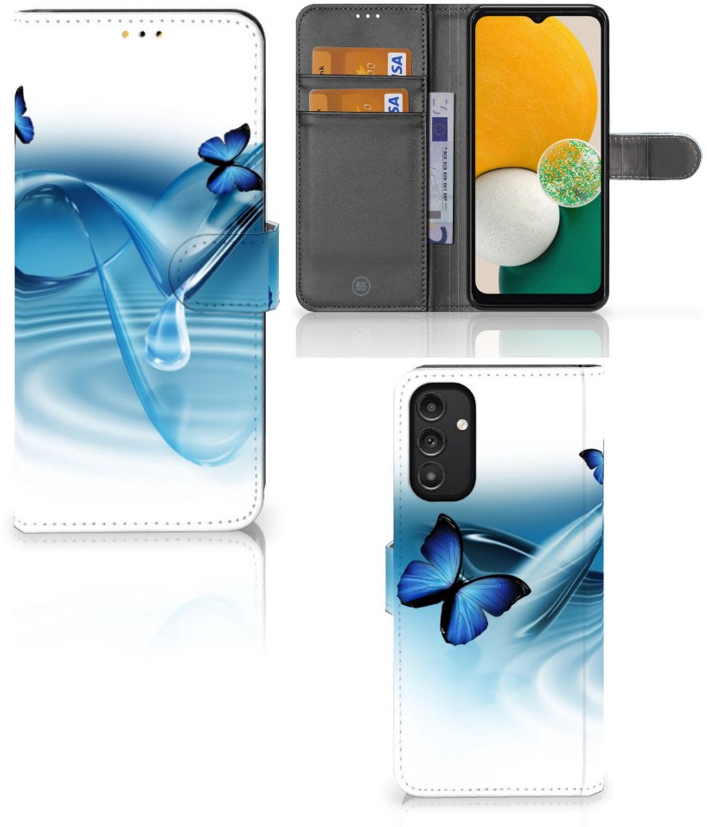 Samsung Galaxy A14 5G Telefoonhoesje met Pasjes Vlinders