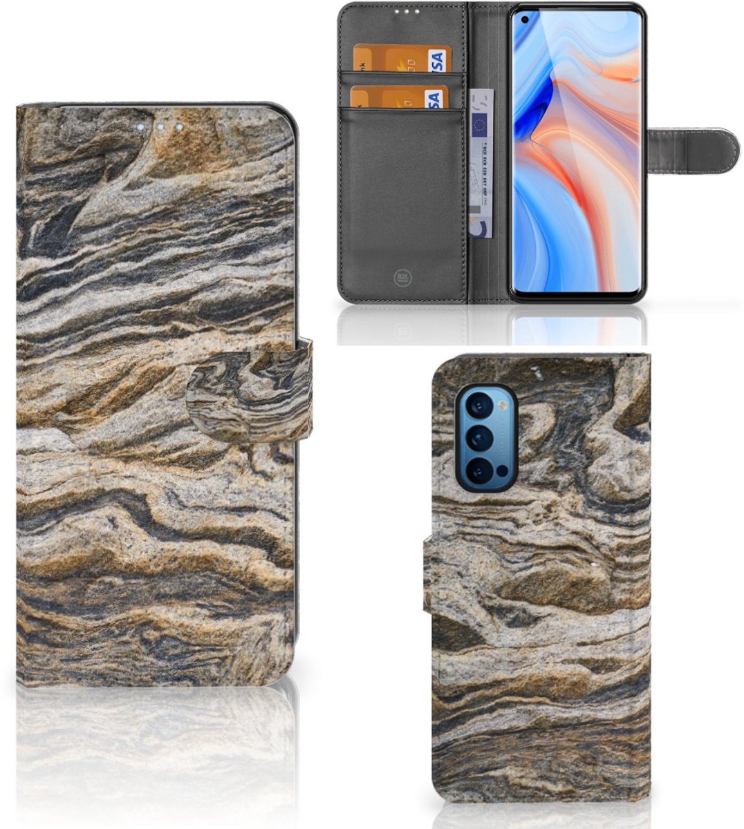 OPPO Reno 4 Pro 5G Bookcase Steen