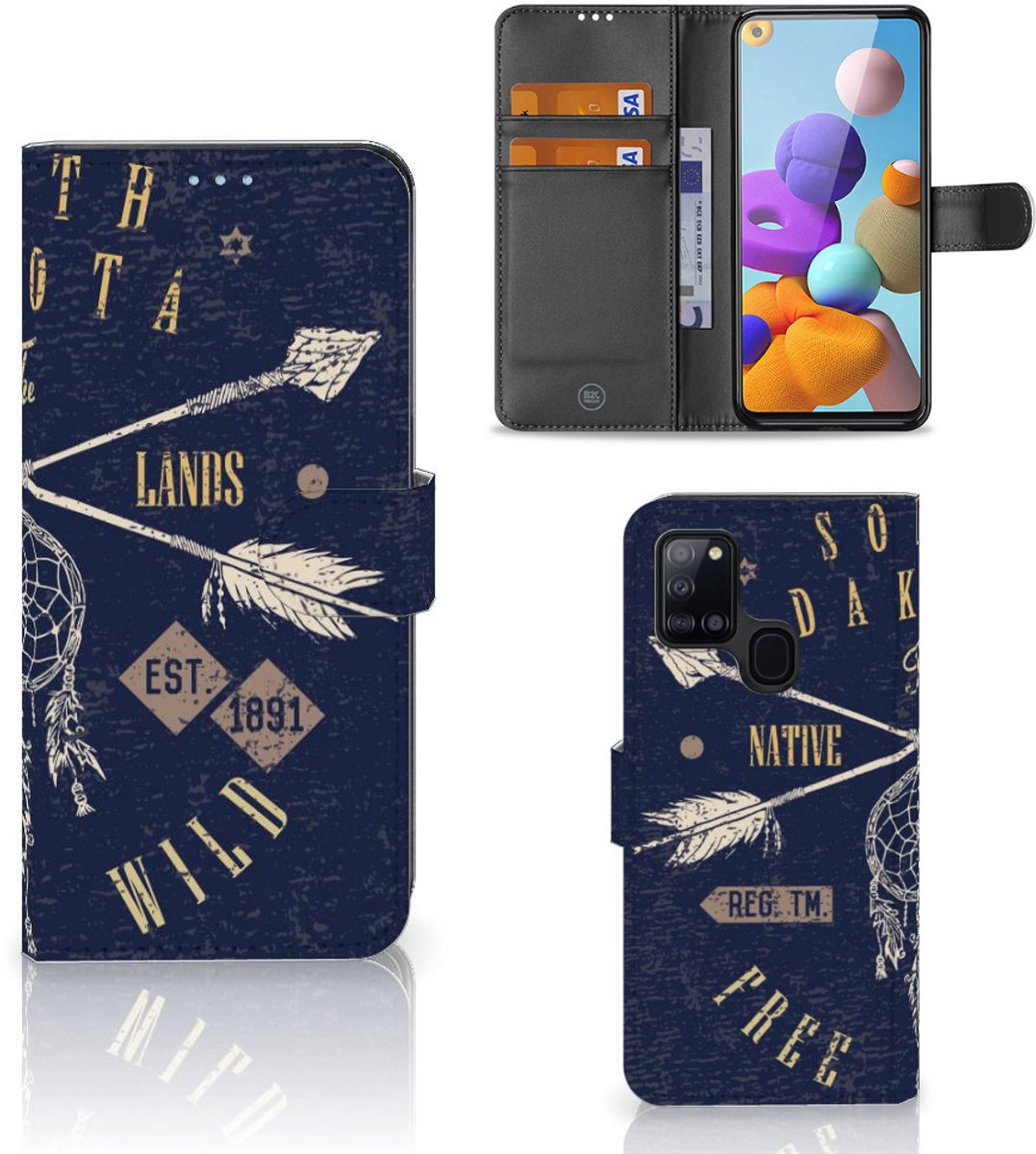 Samsung Galaxy A21s Flip Cover South Dakota