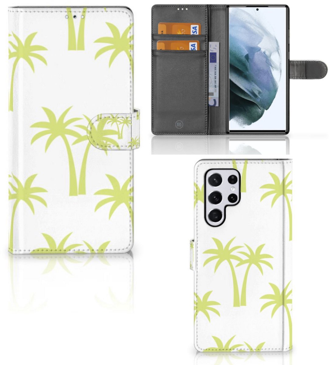Samsung Galaxy S22 Ultra Hoesje Palmtrees