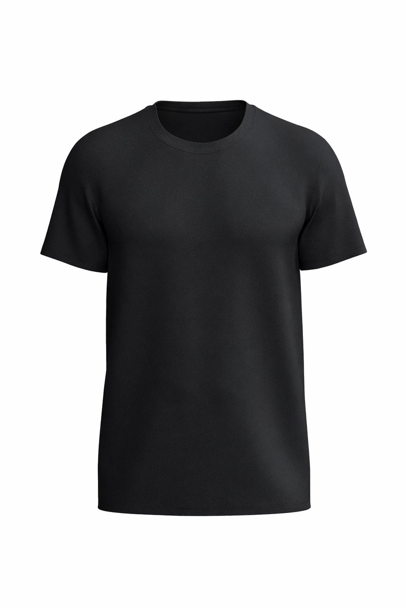 RELAKZ - Heren T-shirt - Ronde Hals - Organisch Katoen - 2 Pack - Zwart - Maat XL