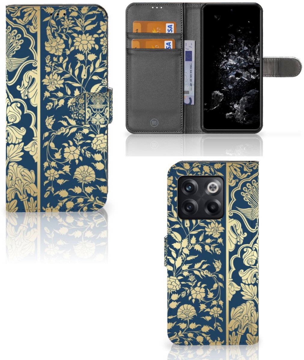 OnePlus 10T Hoesje Beige Flowers
