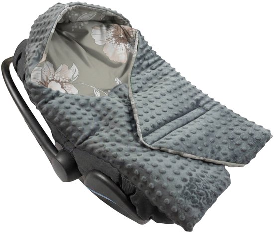 BabyUniverse - Deken - Veilig voor Autostoel - Baby Otulacz - Hibiscus