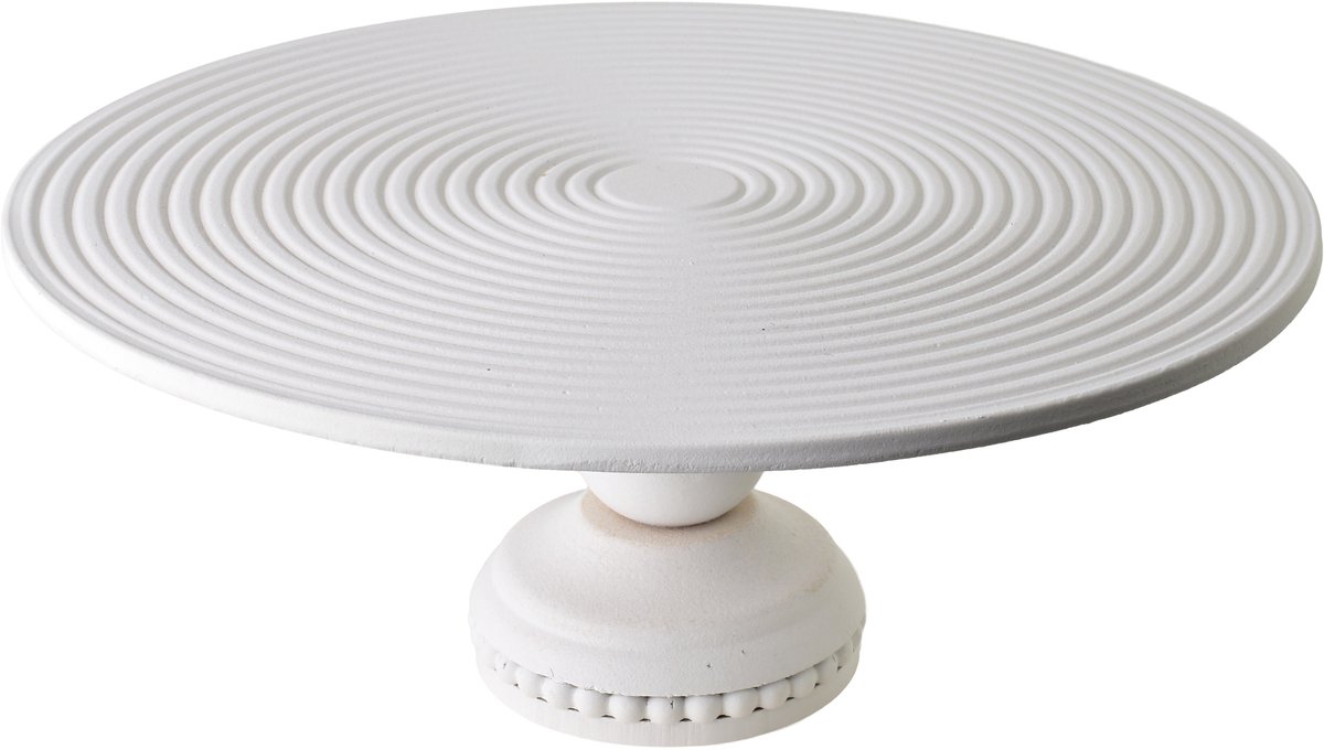 Mondex DAZ Serie - Decoratieve Schaal - 34x34x14 cm - Wit - MDF