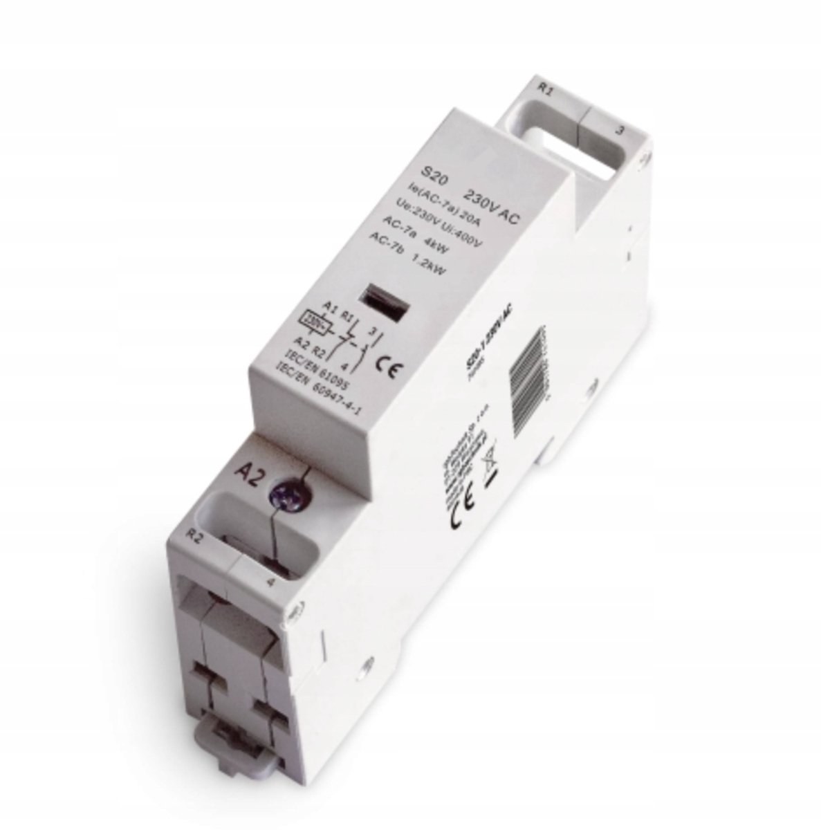 RGB Technik S20-1 Serie - Modulair Stroomverdeler - 20A - 2NO - 230V AC