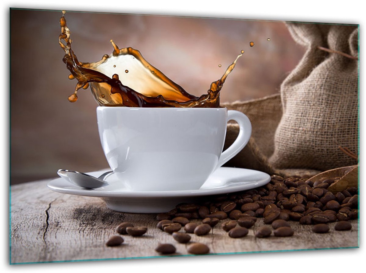 TMK ArtDeko - Snijplank - Gehard Glas - 30x22 cm - Koffie