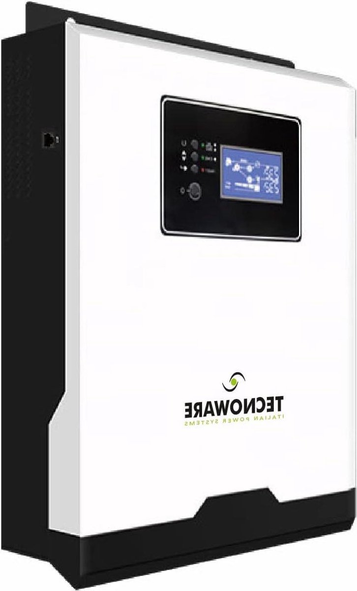 Hybride Zonne-omvormer - Energiebeheer Systeem - Energie Autarkie Vergroten - Zuivere Sinusgolf MPPT - 1200 VA - Wit