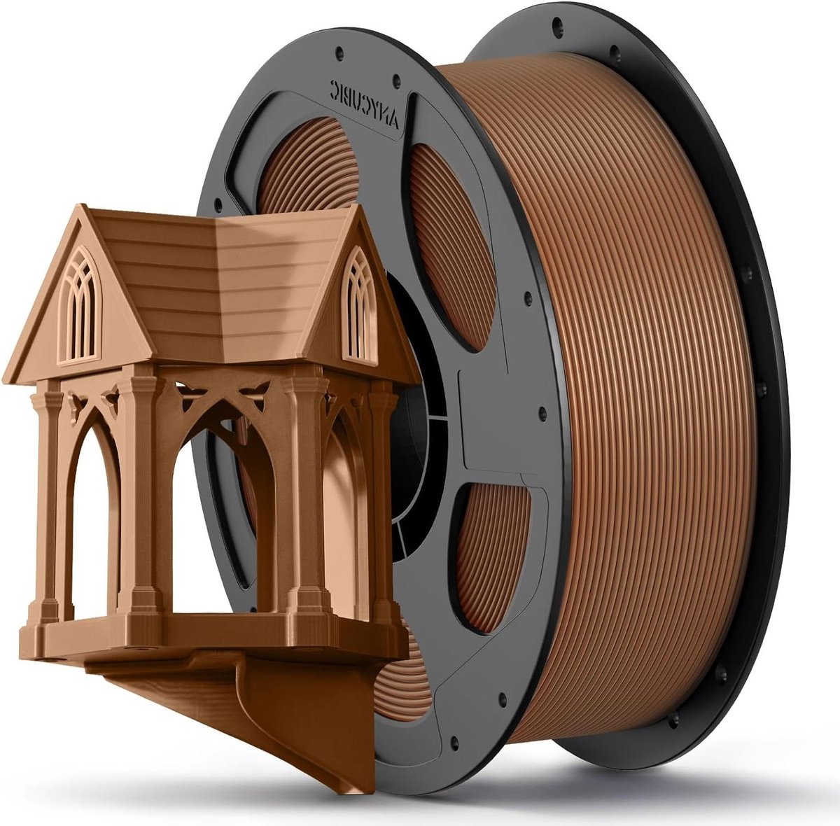 ANYCUBIC PETG 3D Printer Filament 3D Filament with Removable Spool, 1 kg, Peanut Brown