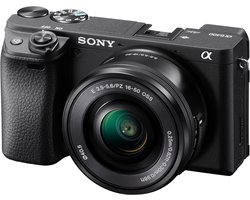 Sony A6400 + 16-50mm lens - APS-C Systeemcamera – Zwart