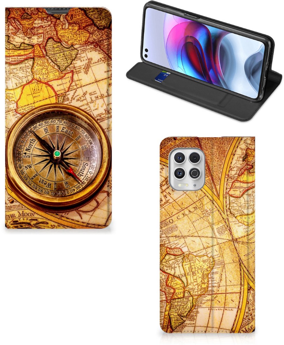 Motorola Moto G100 Book Cover Kompas