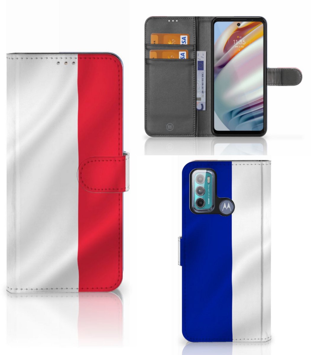 Book Case voor Motorola Moto G60 Bookstyle Case Frankrijk