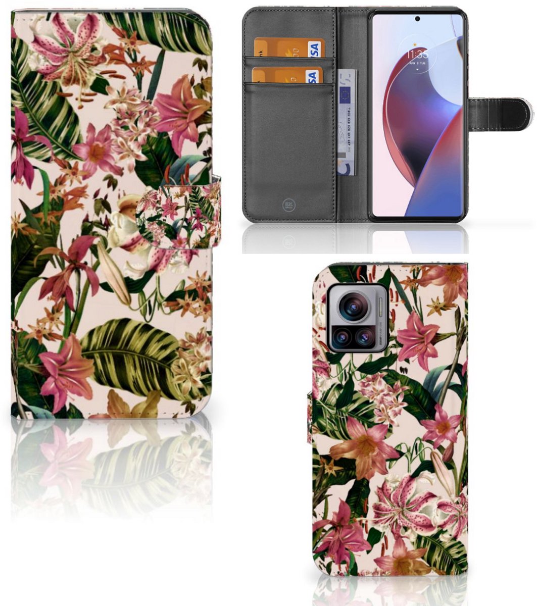 Motorola Edge 30 Ultra Hoesje Flowers