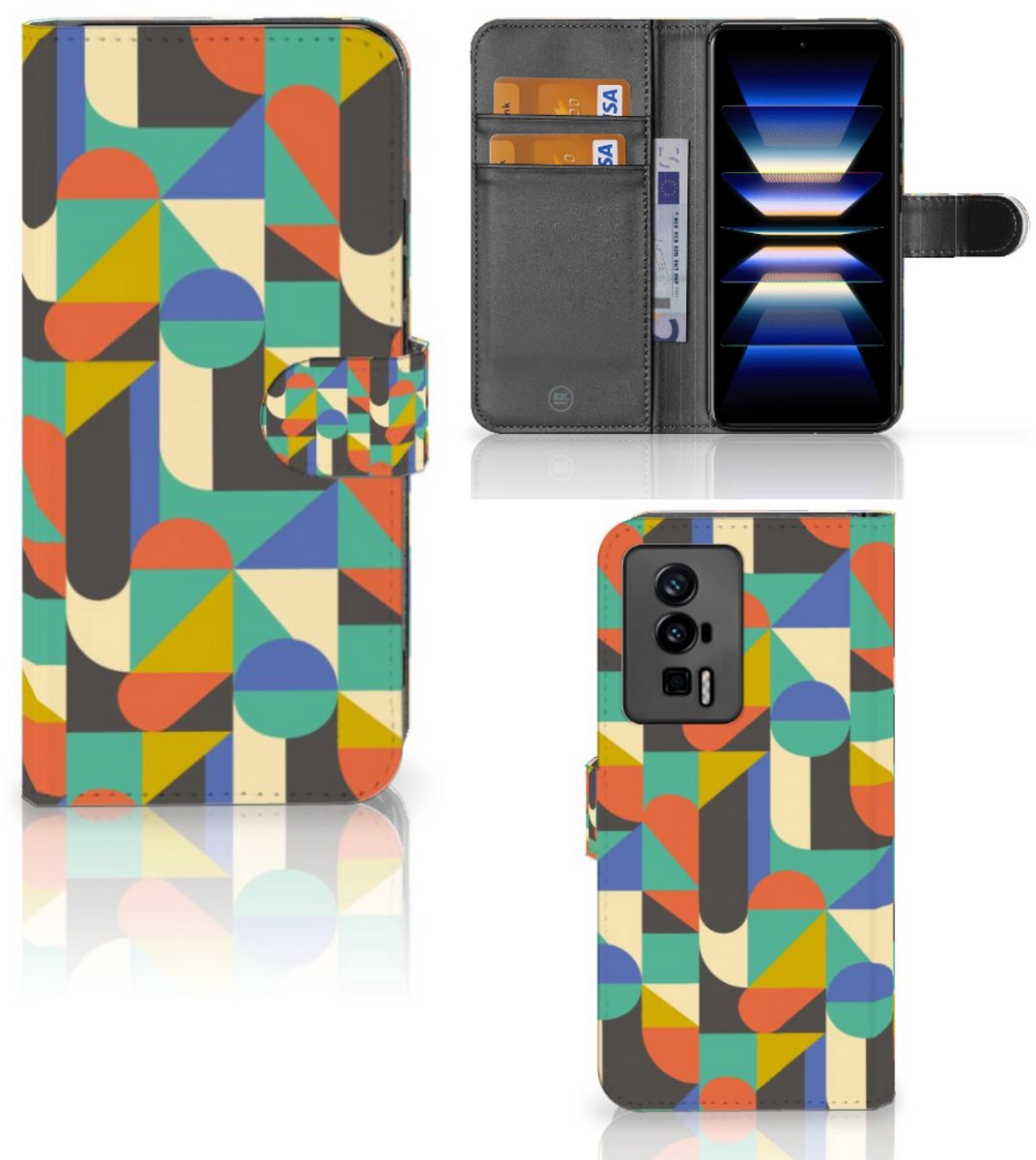 Xiaomi Poco F5 Pro Telefoon Hoesje Funky Retro
