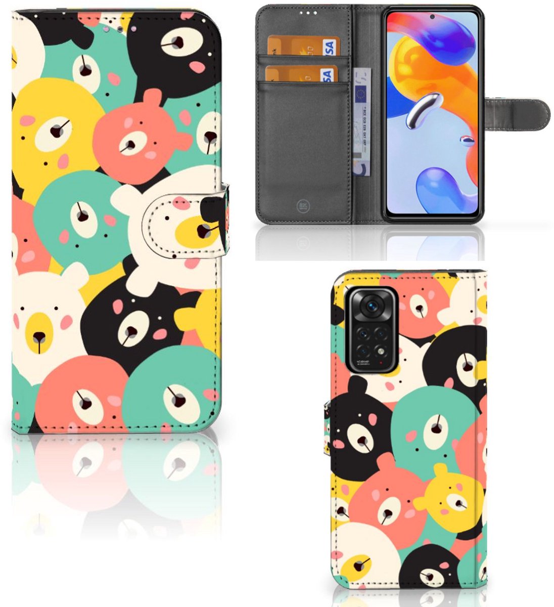 Xiaomi Redmi Note 11 Pro 5G/4G Leuk Hoesje Bears