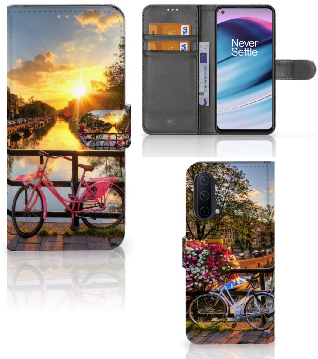 OnePlus Nord CE 5G Flip Cover Amsterdamse Grachten