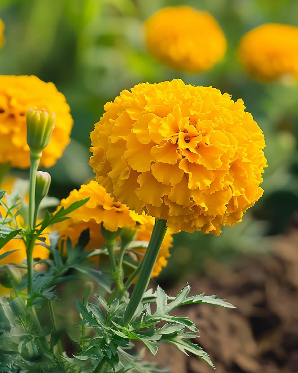 Lage Afrikaan Zaden Tagetes Erecta Eenjarig Golden Age