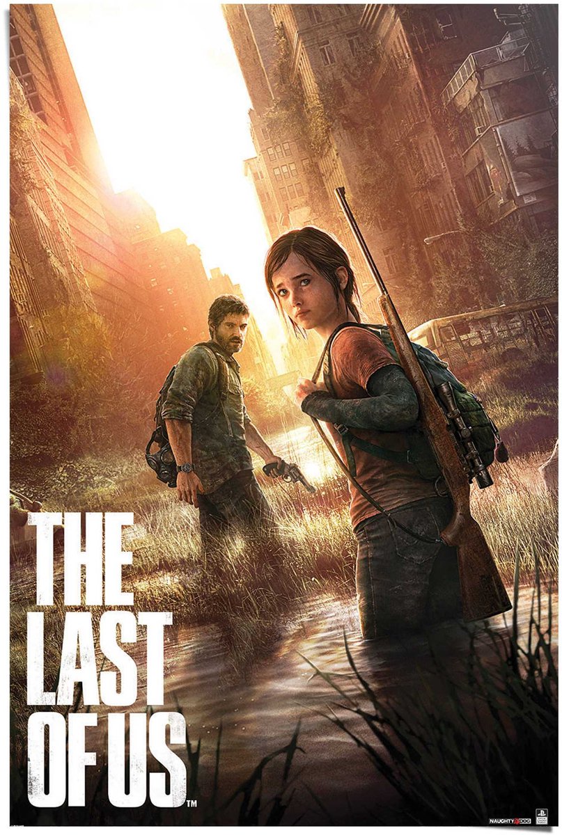 REINDERS Poster Playstation - the last of us - 91,5 x 61 - Papier - REINDERS bruin