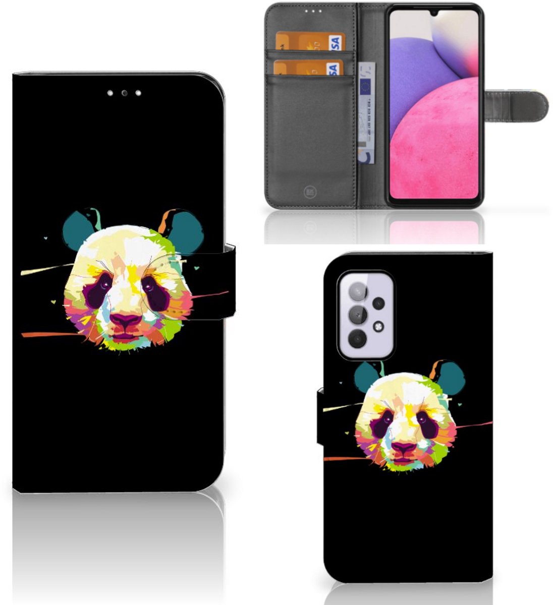 Samsung Galaxy A33 5G Leuk Hoesje Panda Color