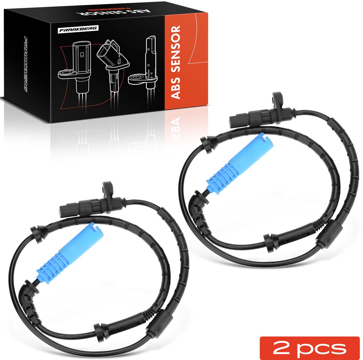 Frankberg 2x ABS Sensor Achteras voor BMW X5 E53