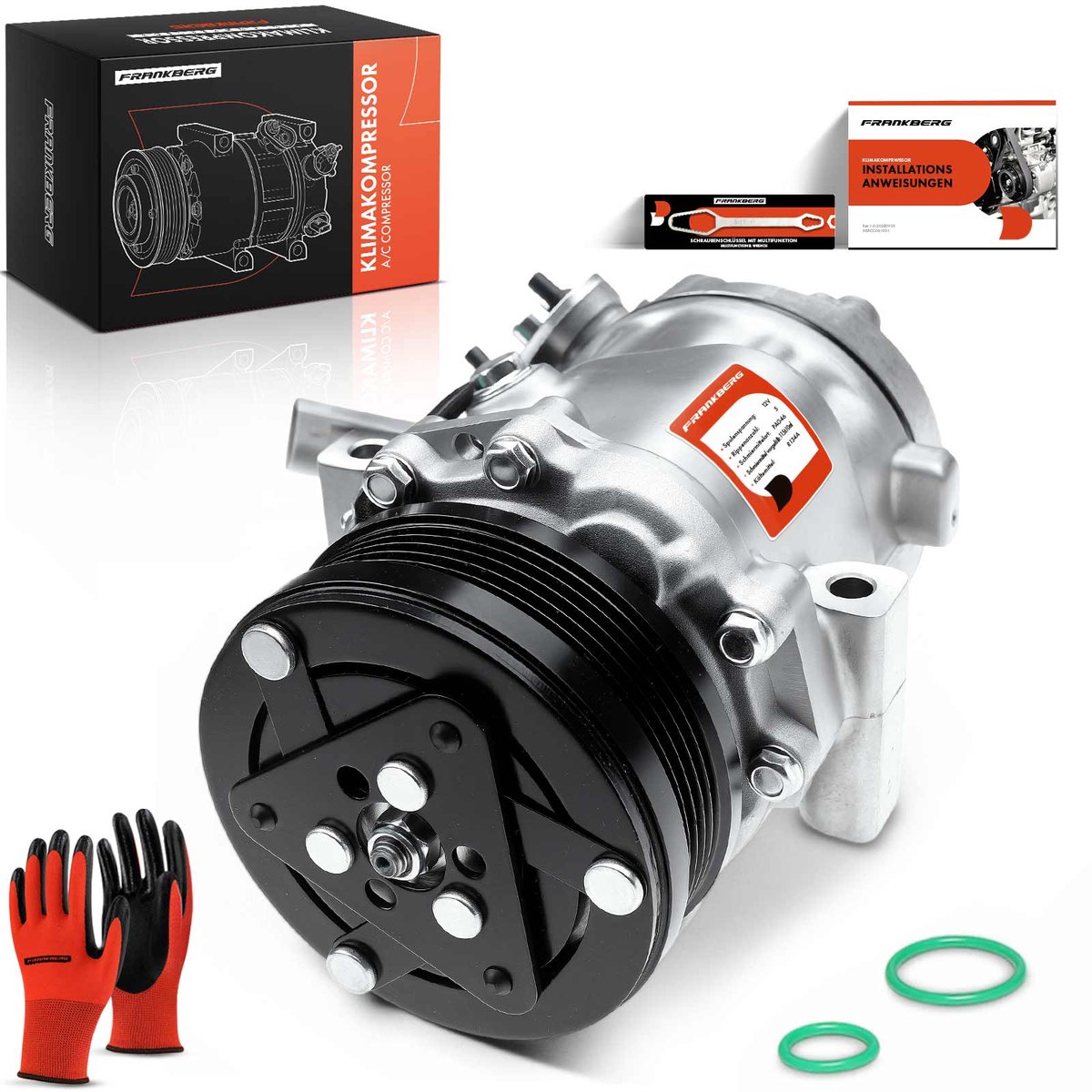Frankberg 1x airconditioningcompressor voor Opel