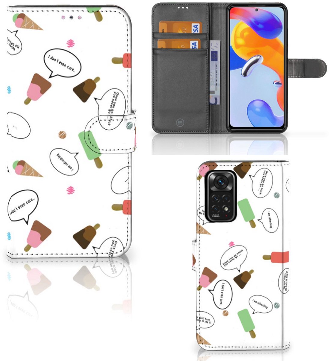 Xiaomi Redmi Note 11 Pro 5G/4G Book Cover IJsjes