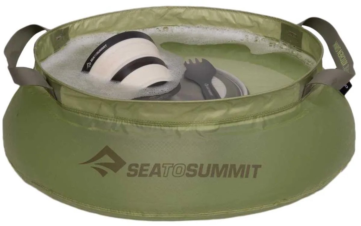 Sea To Summit Ultra-sil 10l Opvouwbare Wasbak Groen