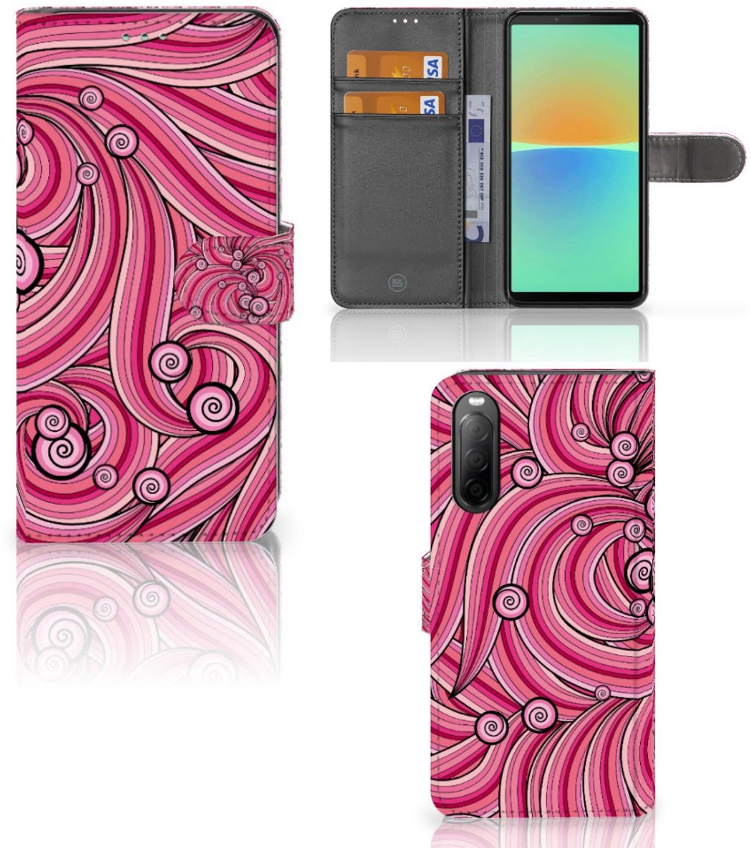 Sony Xperia 10 IV Hoesje Swirl Pink