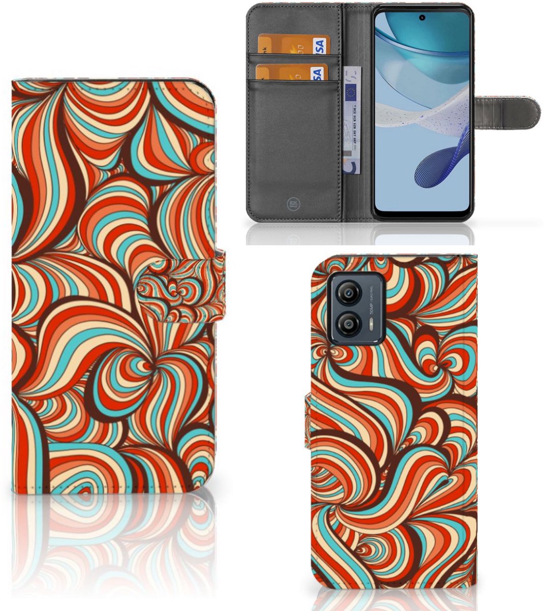 Motorola Moto G53 Hoesje Retro