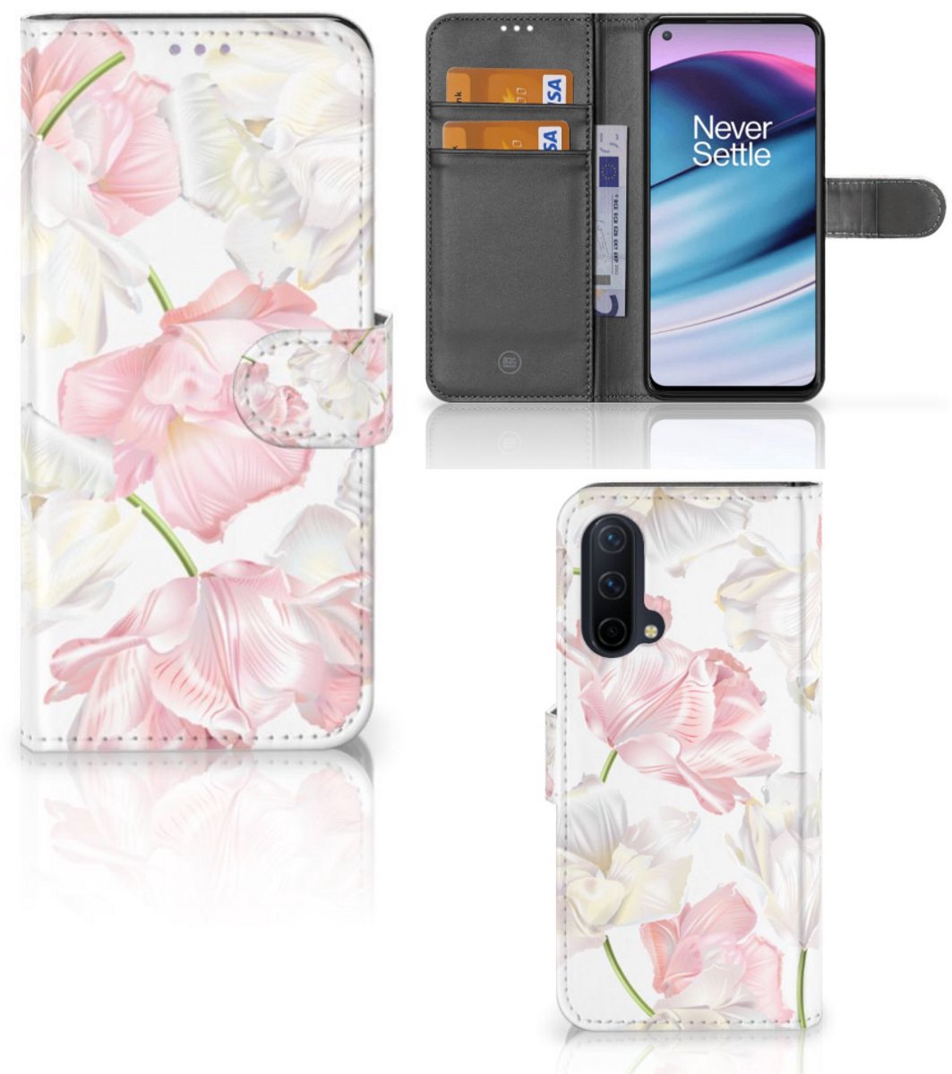 OnePlus Nord CE 5G Hoesje Lovely Flowers
