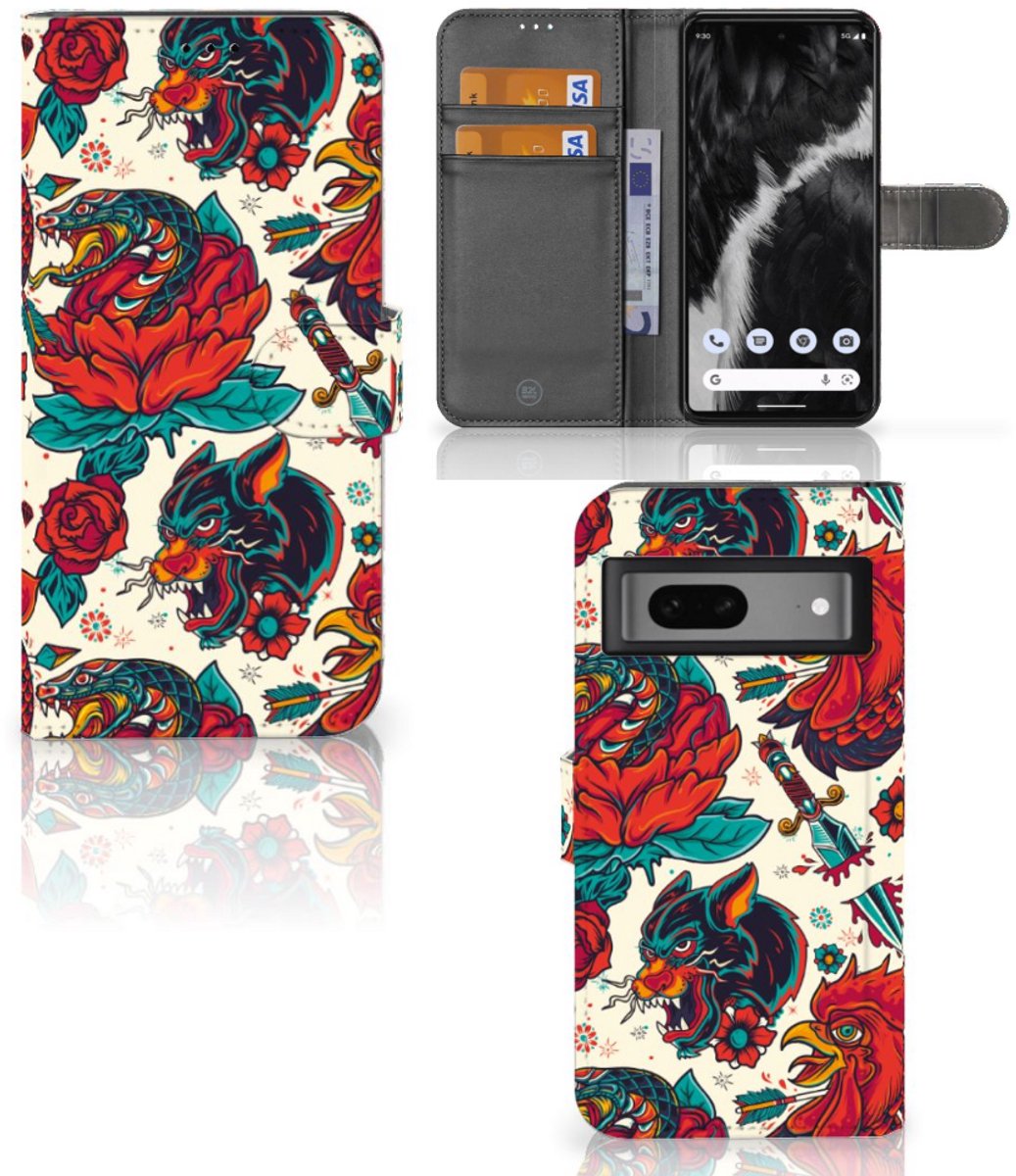 Telefoonhoesje met foto voor Google Pixel 7 Old Skool