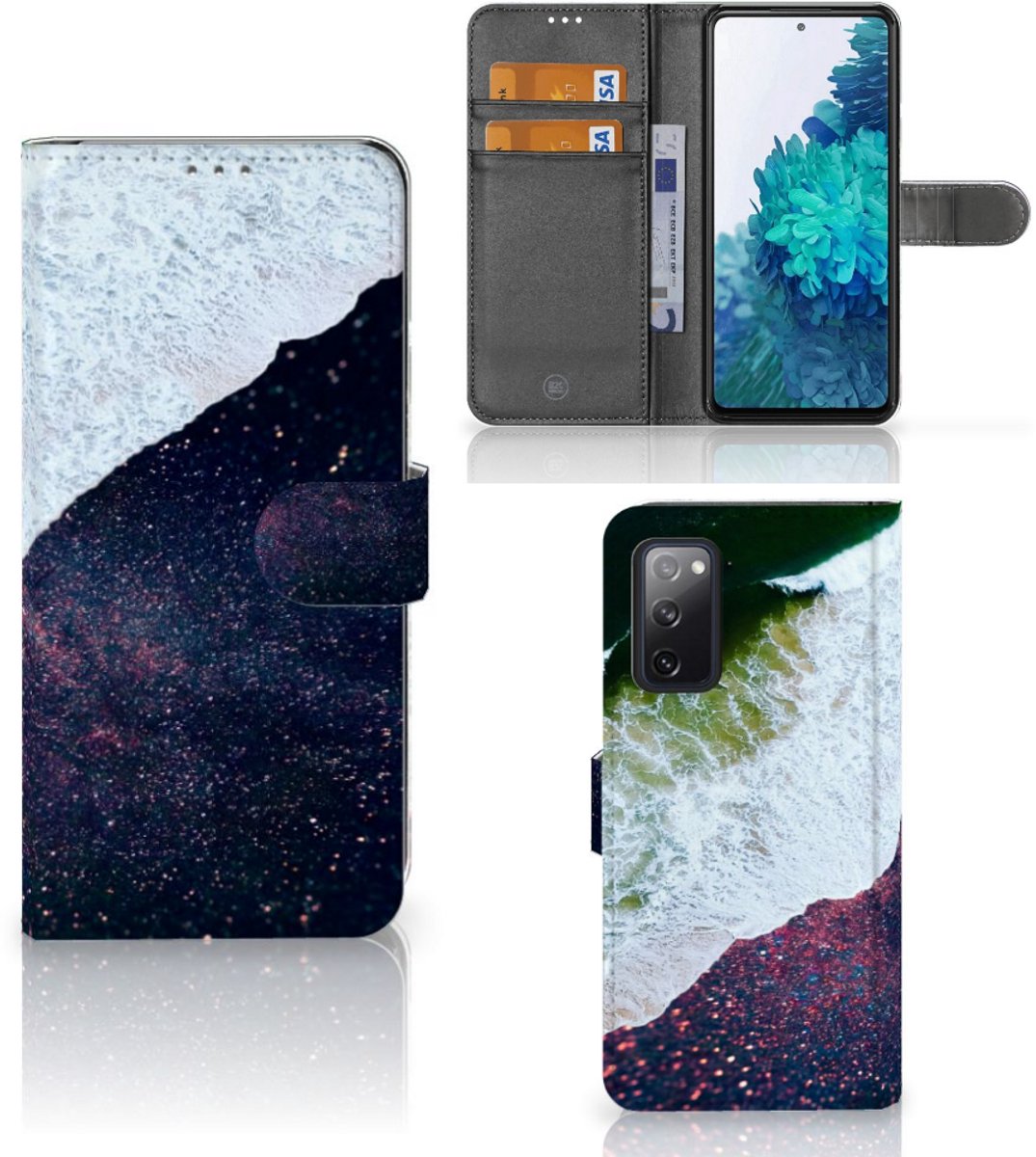 Samsung Galaxy S20 FE Book Case Sea in Space