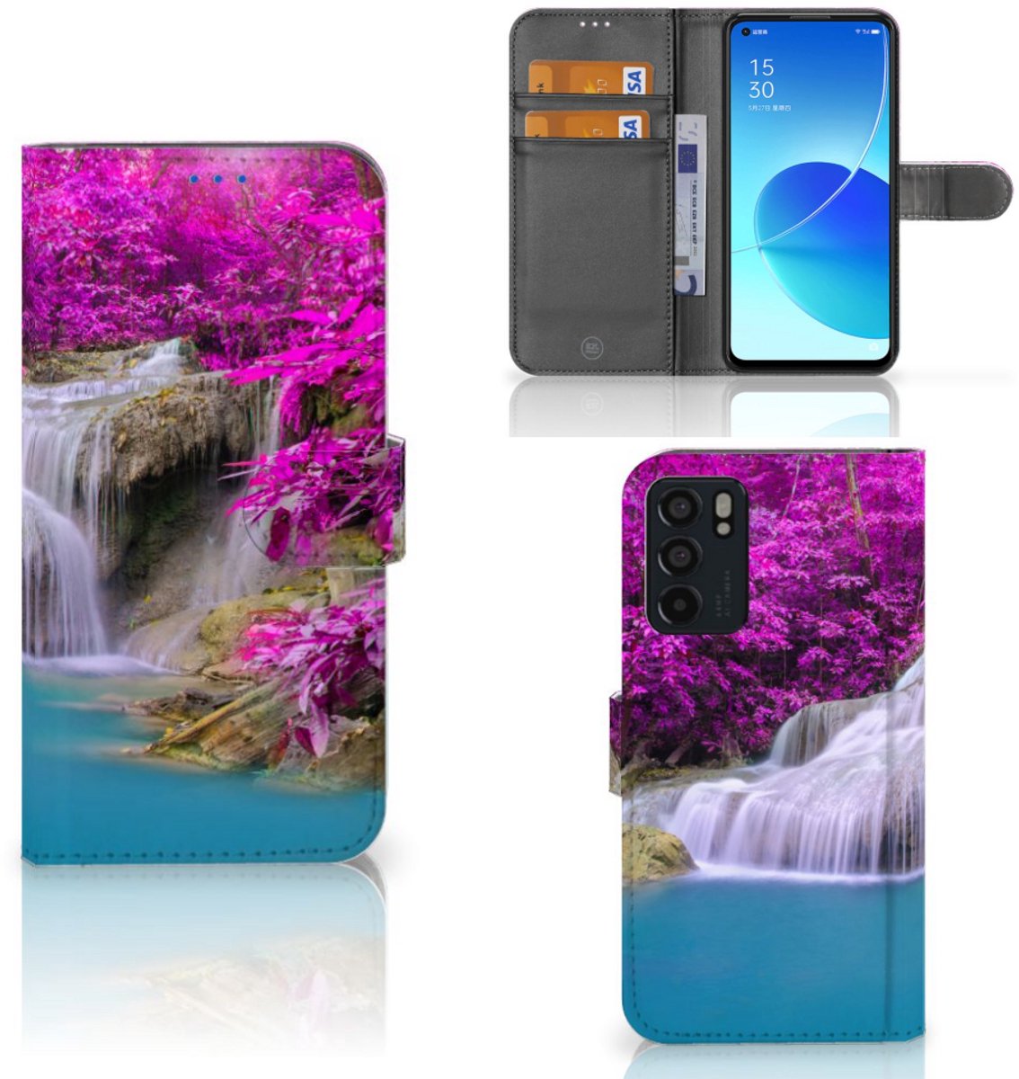 OPPO Reno6 5G Flip Cover Waterval