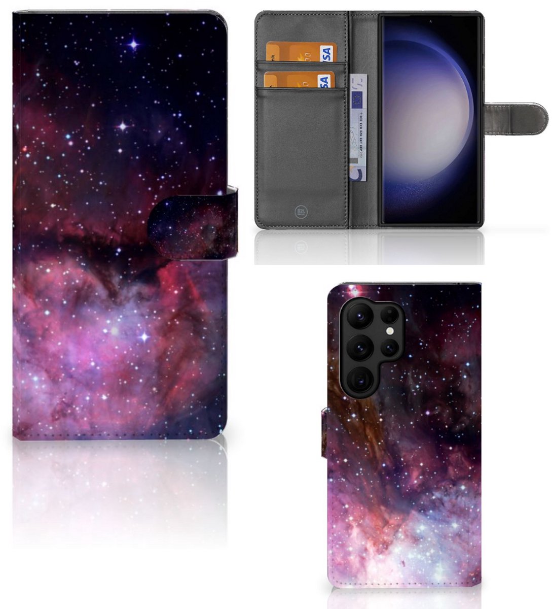 Book Case voor Samsung Galaxy S23 Ultra Galaxy