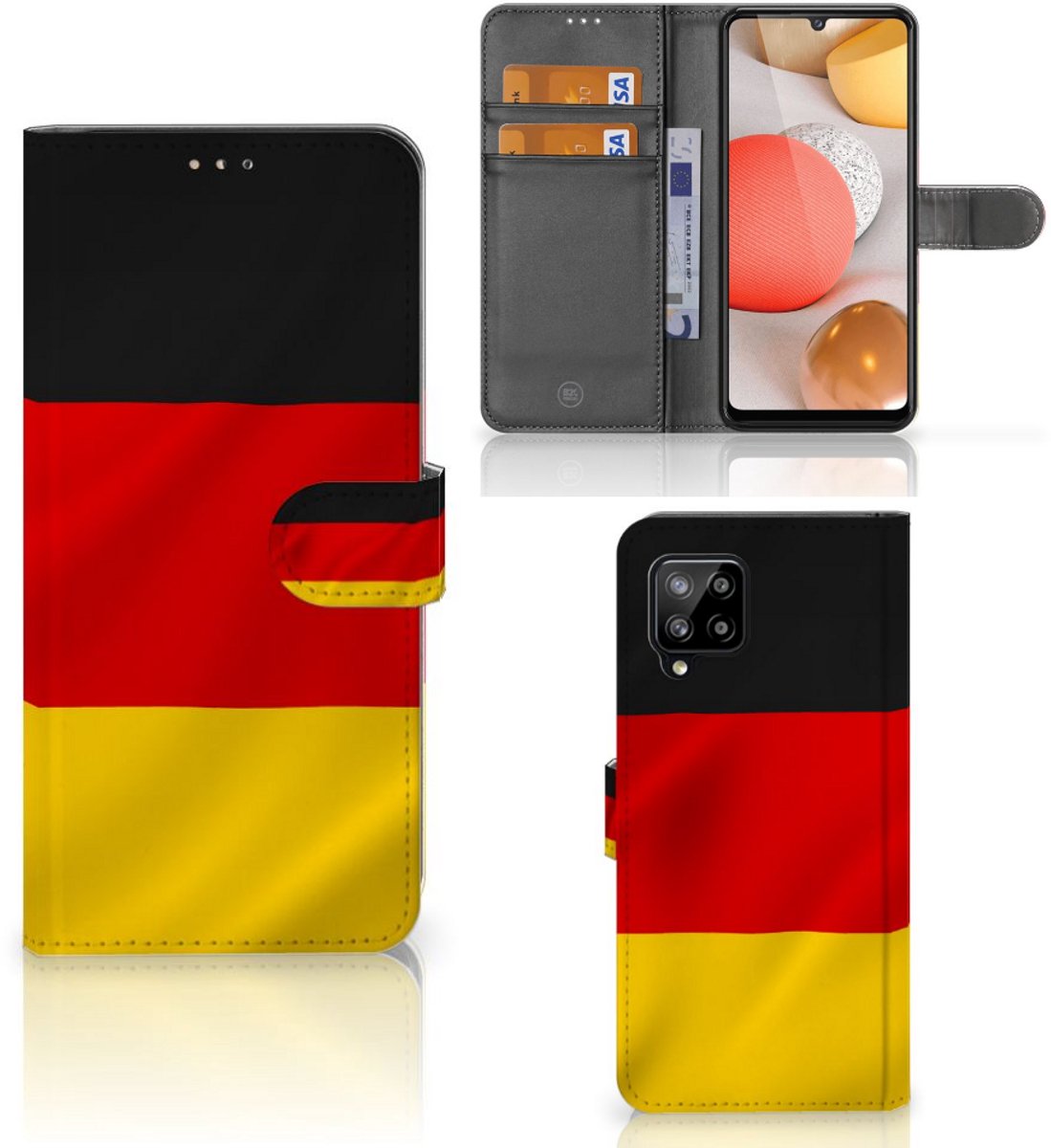 Book Case voor Samsung Galaxy A42 5G Bookstyle Case Duitsland