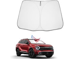 BIBIBO Tucson NX4 Car Sun Protection UV Protection Compatible with Tucson NX4/Kia Sportage NQ5 2022 2023 Car Windscreen Windscreen Heat Protection UV Rays Foldable