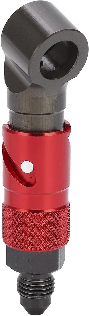 Snelle Koppeling Adapter voor Remleidingen van Motorfietsen - Aluminium, Universele Accessoires voor Brandstof- en Vloeistofslangen, Rood