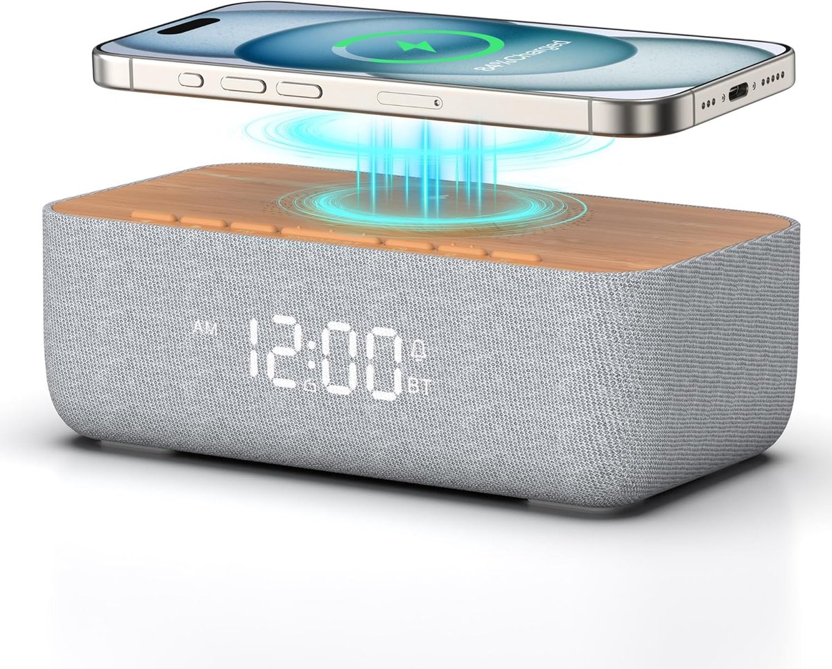 Wekkerradio met Alarm - Nachtwekker - Klokradio - Decoratief