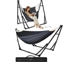 Hangmat hangstoel inklapbaar Lichtgewicht Ontwerp Hangstoel Met Frame Ruimtebesparend Geschikt Voor Reizen & Camping