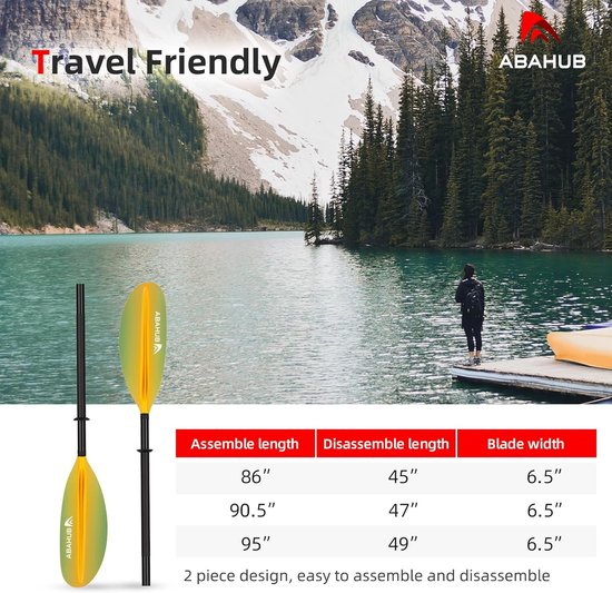 Kayak Dubbele Peddel - Kajakroeipeddel - Water Sporten - Verstelbare Hoek - 218-241 cm - Meerdere Kleuren — afbeelding 5
