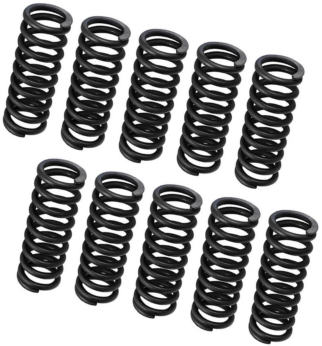 Drukveer Set - Verenstaal Spiraalveren - Machine Onderhoud - 65Mn Verenstaal Kwaliteit - 1.5x30x20mm - Zilverkleurig