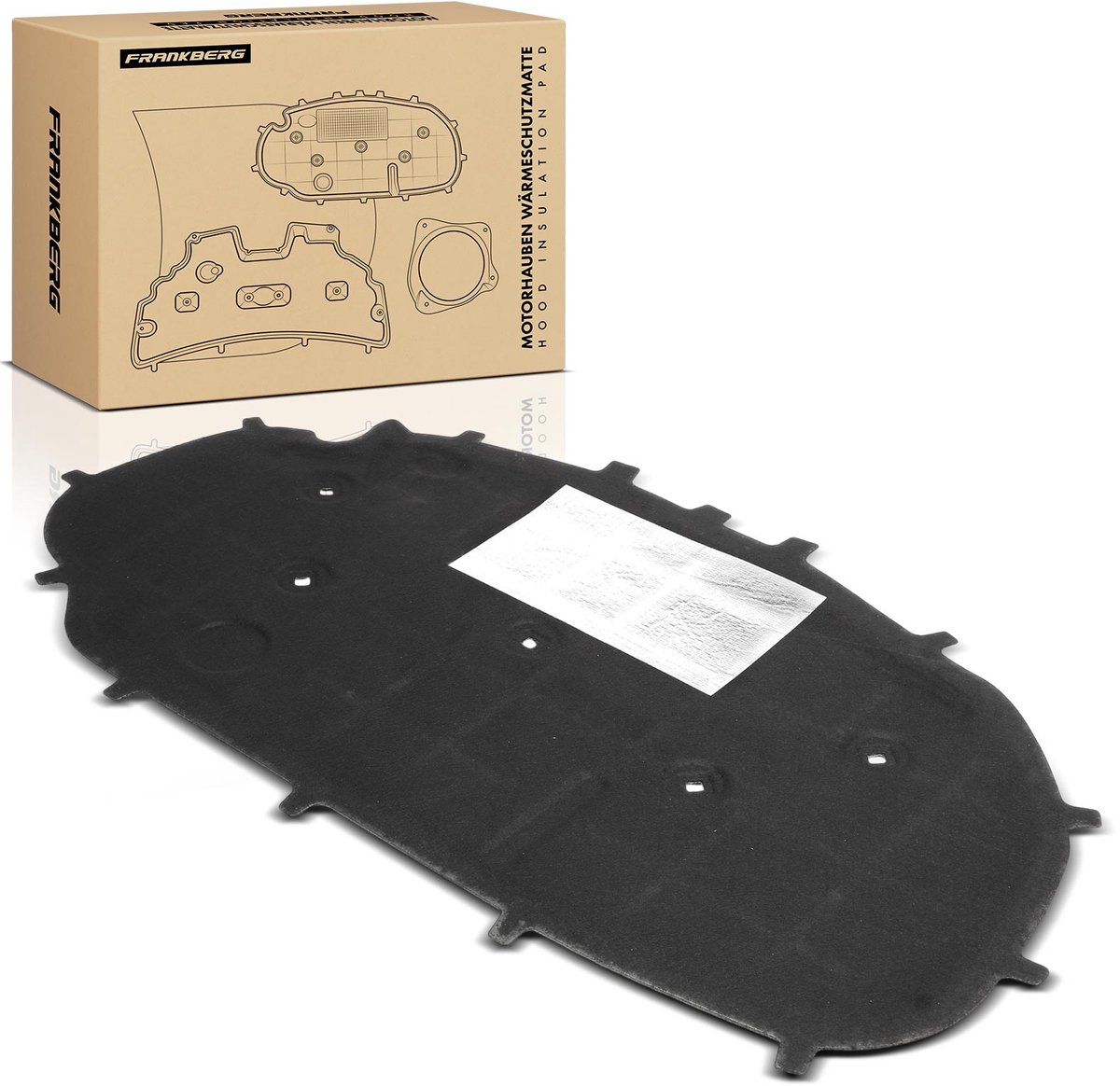Frankberg 1x Isolatiemat Motorkap voor VW Golf VI Cabrio Variant